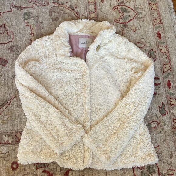 live • life by Sanctuary Faux Fur Lined Full Zip Jacket Women’s Large - Picture 11 of 11